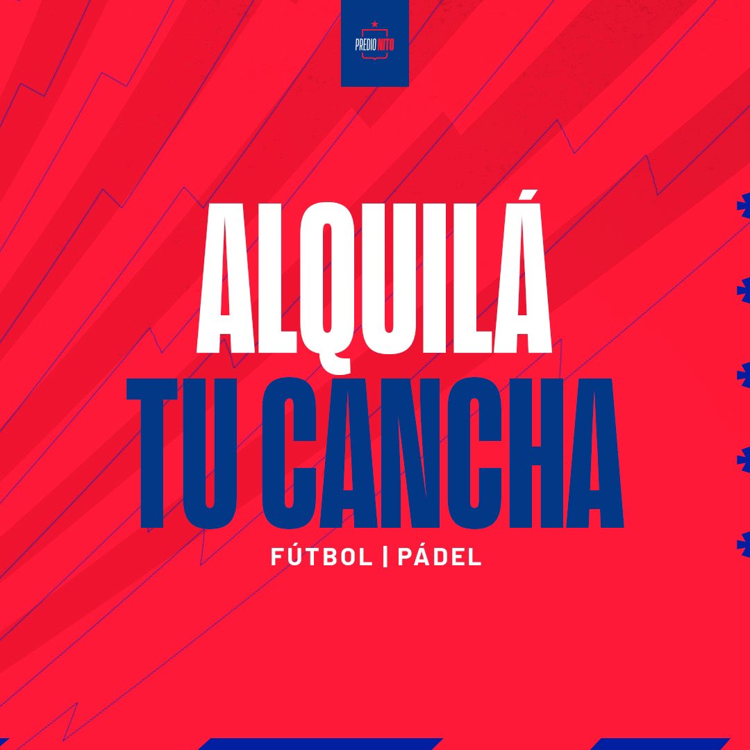 CatigrePredio's tweet photo. 📲 A partir del próximo lunes, se podrán reservar las canchas de fútbol y pádel mediante el siguiente link ⚽️🎾

https://t.co/OunGCcNRcK

⚠️ El descuento para socios se aplicará en la administración del predio.  

#ElPredioDelMatador🔵🔴🔵 https://t.co/RYbXVm99b7