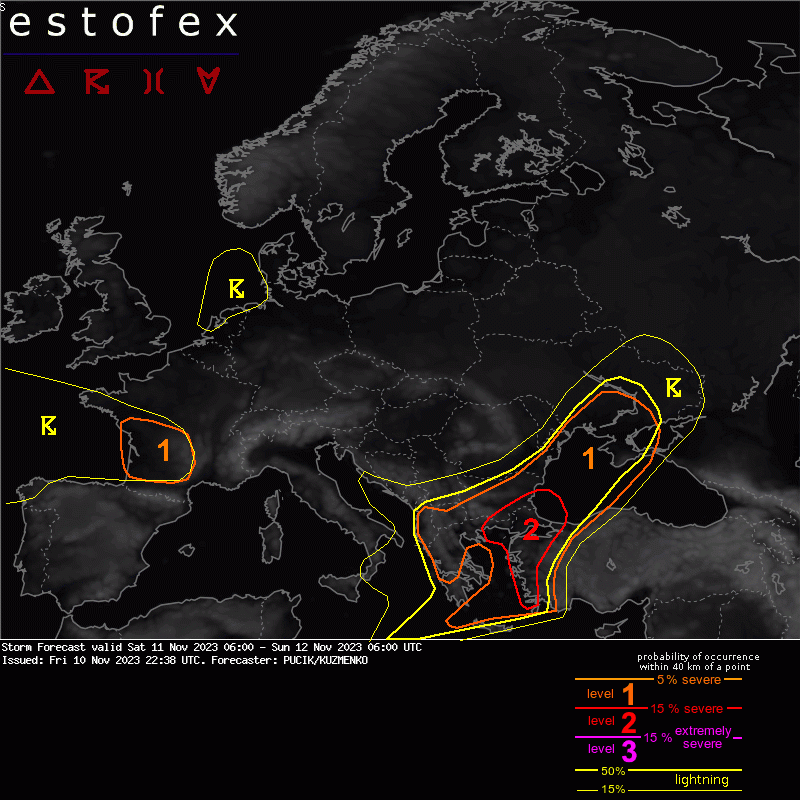 Another Saturday, another severe weather situation over parts of Greece, Turkey and Bulgaria. Read more here: estofex.org/cgi-bin/polygo…