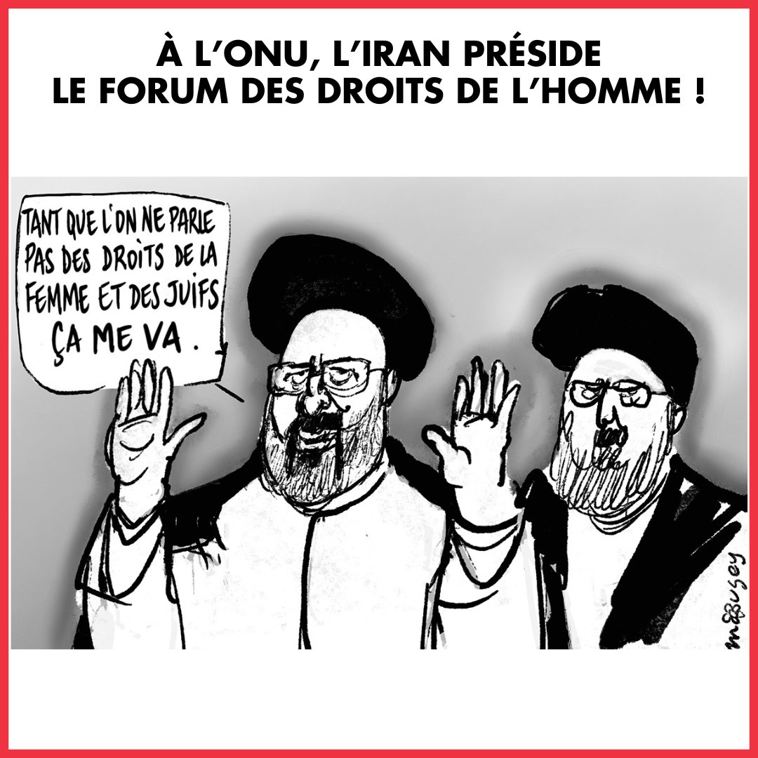 ✏️ L'actu vue par Mougey

#Iran #DroitsDeLHomme