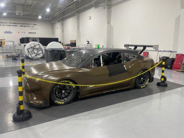 NASCARonReddit's tweet image. Leaked Image of possible NASCAR Crossover EV (via u/crypto6g) reddit.com/comments/17sf5… #NASCAR
