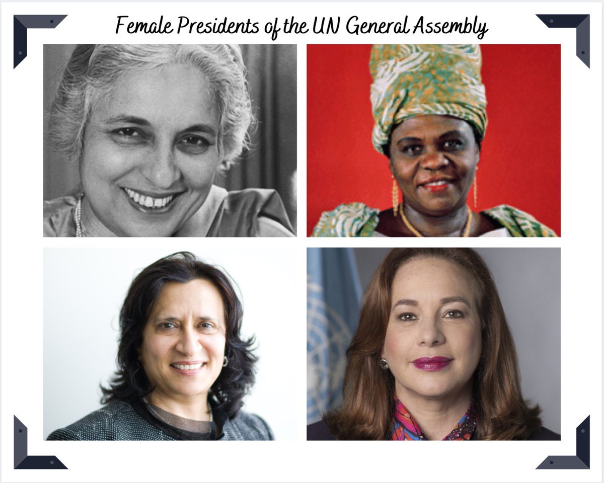CostaRicaONU's tweet photo. In its 78-year history, the General Assembly has experienced only 4 years of female leadership.

Today, only one of the 16 elected UNGA vice-presidencies &amp; one of the Chairs of the 6 Main Committees is a woman.

States &amp; the regional groups must prioritize the nomination of women https://t.co/NJ0L79Ueio