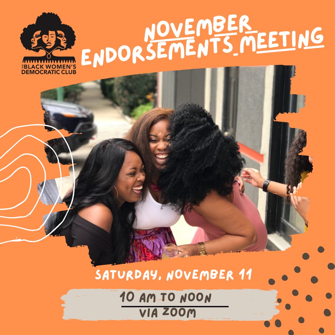 Member reminder: our 2024 endorsements meeting is Saturday! Don’t forget to RSVP for the Zoom link. We’ll be talking all things election from 10-Noon. forms.gle/dD1GU4FiGrhTQB…
