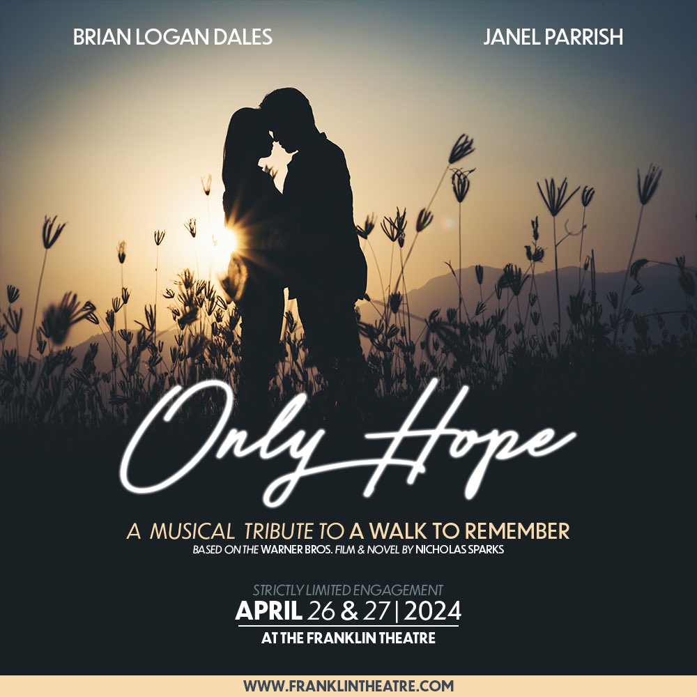 WalkMusical's tweet image. Six years after our first reading in LA, @WalkMusical, the unofficial jukebox musical based on the unforgettable novel and film and starring @brianlogandales and @JanelParrish, 
will make its Nashville debut at @FranklinTheatr next April!