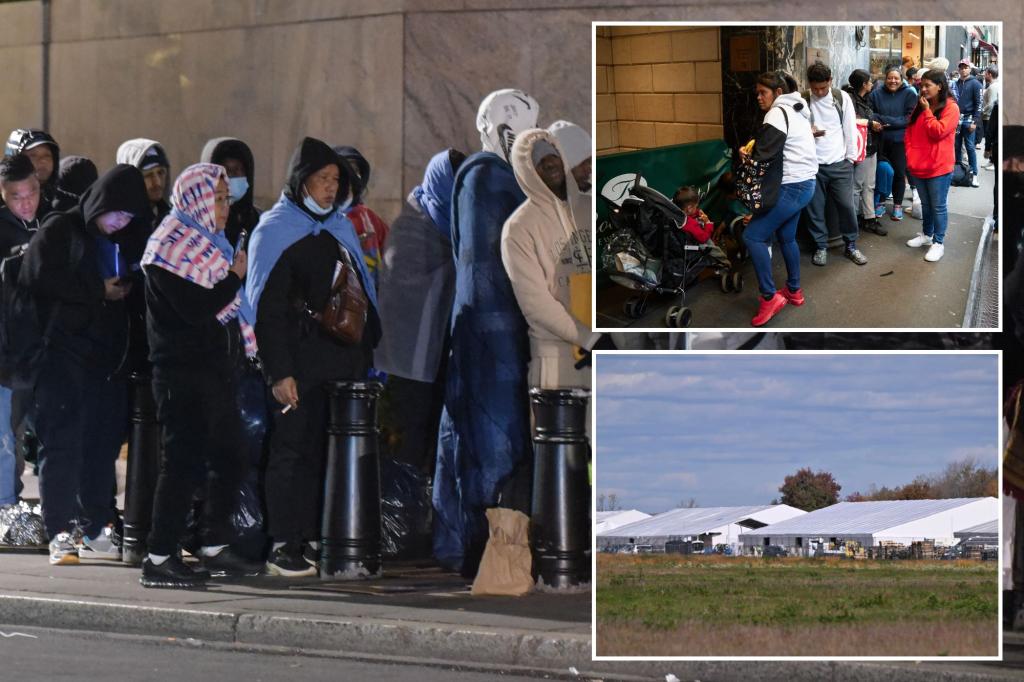 nypost's tweet image. Only 2% of the 140K migrants who have come to NYC have applied for work permits trib.al/tRc1MpT