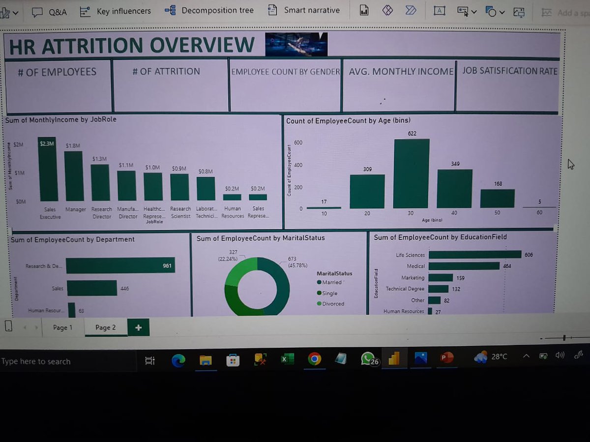 topboyEJ's tweet image. the analytics. Although I didn&apos;t do much on the dashboard today.

#DataScience #365datascience #HRAnalytics
