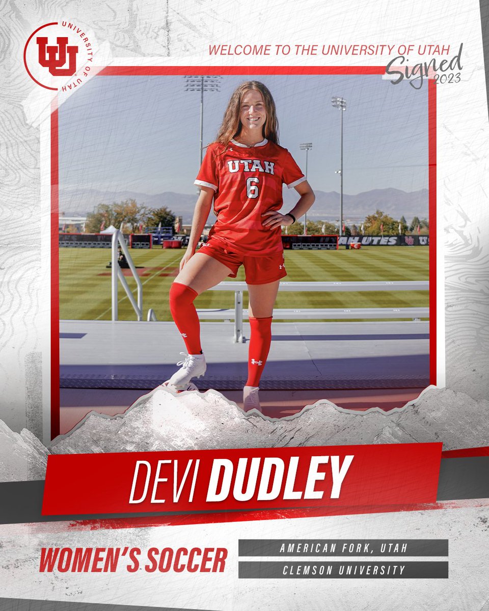 𝙄𝙩'𝙨 𝙖 𝙙𝙤𝙣𝙚 𝙙𝙚𝙖𝙡! ✍ After helping Clemson reach the Elite Eight in 2021 and making the ACC All-Academic Team, Devi Dudley is coming to Utah! See you soon, Devi! #GoUtes