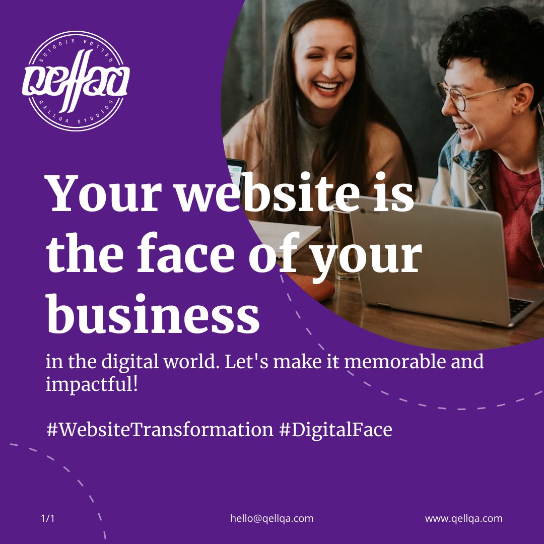 QellqaStudios's tweet photo. Your website is the face of your business in the digital world. Let's make it memorable and impactful! #WebsiteTransformation #DigitalFace

Tu web es la cara de tu negocio en el mundo digital. ¡Hagámoslo memorable e impactante! #TransformaciónSitioWeb #CaraDigital https://t.co/Goj4FT3JLF