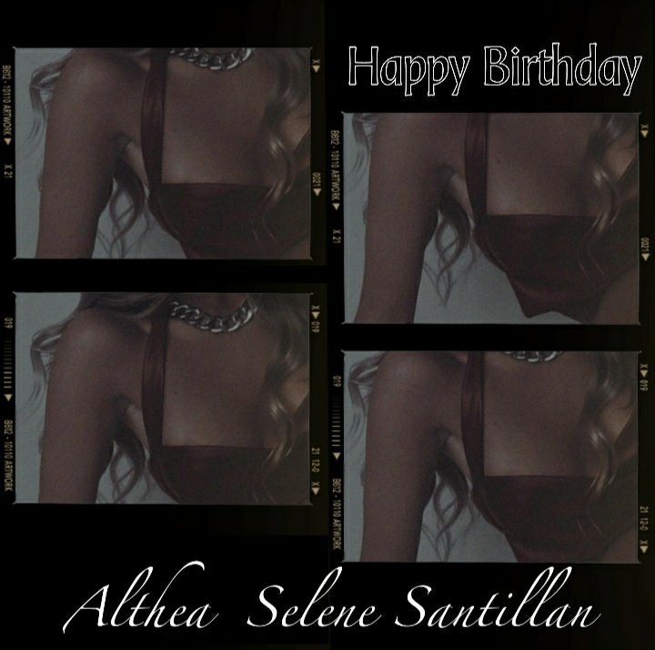 Happy Birthday Althea.