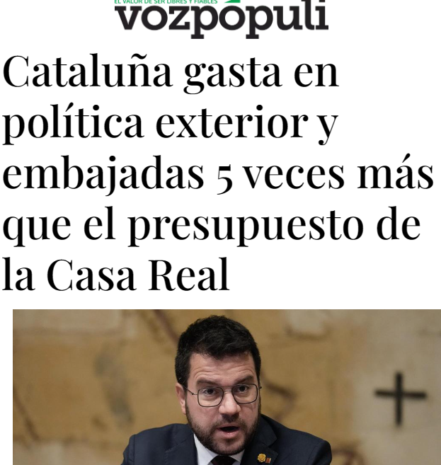CCivicaCatalana's tweet photo. Las embajaditas catalanas, con separatistas puestos a dedo embolsándose 100.000 euros por crear odio contra España en el extranjero, nos cuestan 5 veces más que la Jefatura del Estado

Que este despilfarro anti-español ahora lo paguen todos los españoles, lo llaman "progresista". https://t.co/sEdQ4atO5N