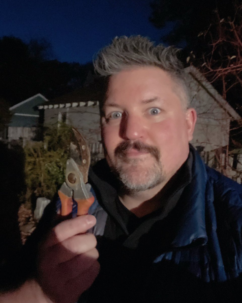 Daylight saving be damned. It’s Friday night and I’m gonna work in my garden.