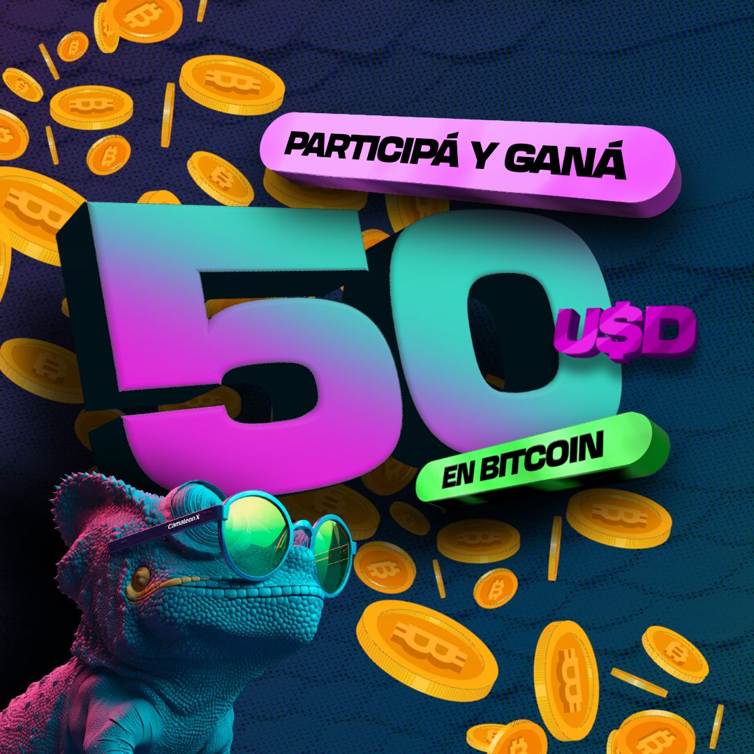 ¡🚀 ¡Gana 50 U$S en Bitcoin! 💰

1️⃣ Seguinos en twitter, instagram o Linkedin

2️⃣ Realiza un trade en CamaleonX

3️⃣ Dale like a esta foto y etiqueta a 3 amigos

Más detalles ➡️ link.medium.com/yppgSyzLCEb

#Bitcoin #Crypto #GanarBitcoin #CamaleonX #Inversiones #FinanzasPersonales 🚀