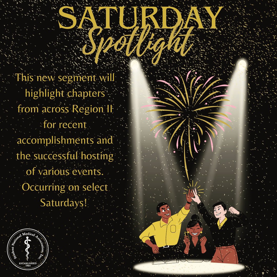 Introducing the #R2SaturdaySpotlight, our new segment bringing attention to chapters and members across Region II! Send in submissions for your chance to be featured!