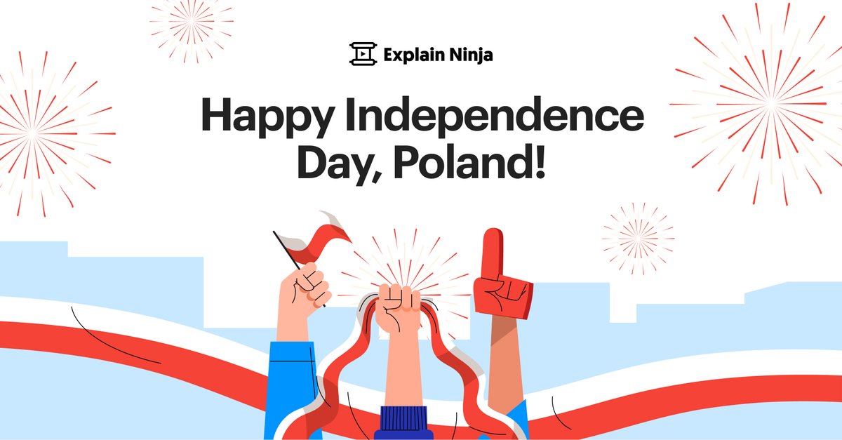 explain_ninja's tweet image. Happy Independence Day, Poland! 🇵🇱
Today, we celebrate the triumphs of the past and look forward to a future filled with progress, unity, and unwavering freedom. 
#holidays #IndependenceDay