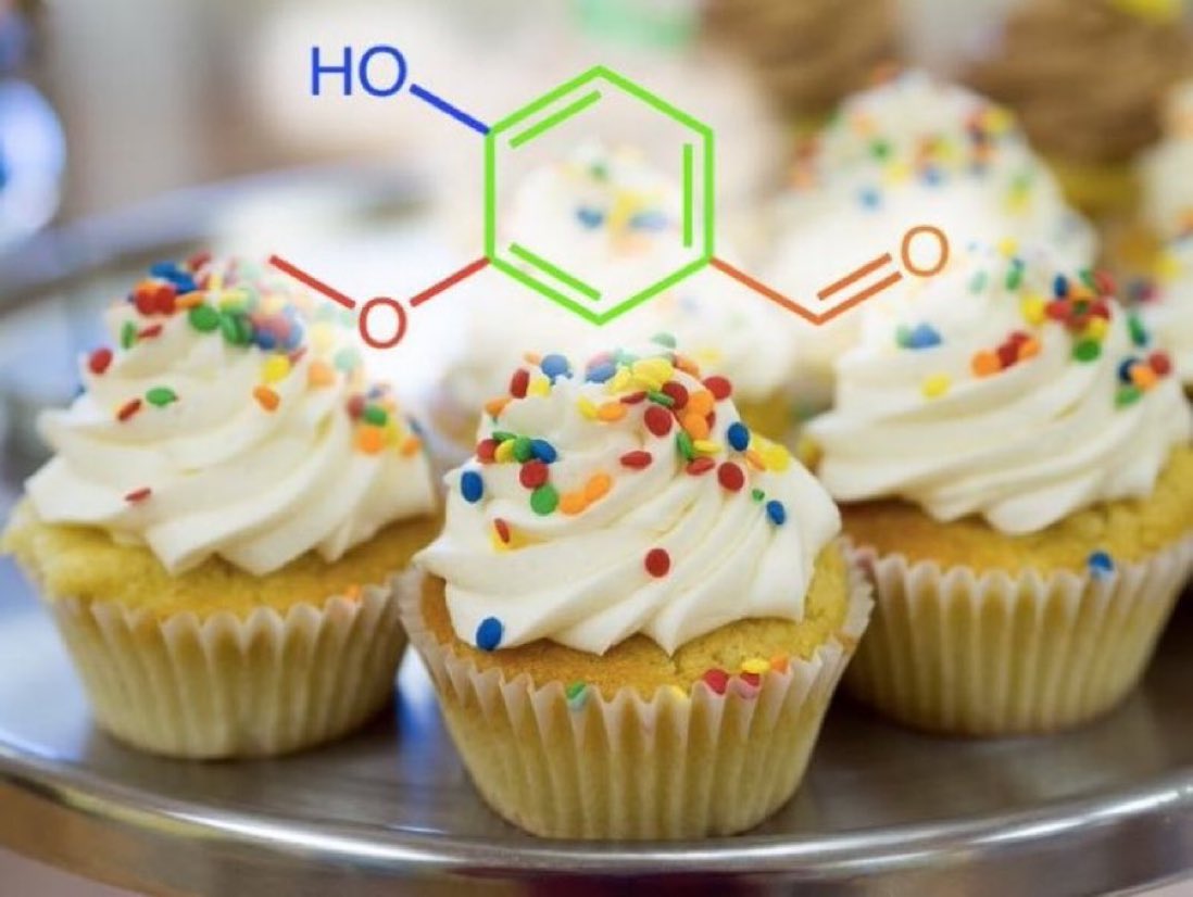 eedcAndy's tweet image. Keep someone sweet #NationalVanillaCupcakeDay! When vanillin (this gives vanilla its distinctive taste) is paired with spectinomycin, it helps the antibiotic to enter bacterial cells &amp;amp; inhibit their growth; curiously, vanillin lessened the effect of other antibiotics! #singleout
