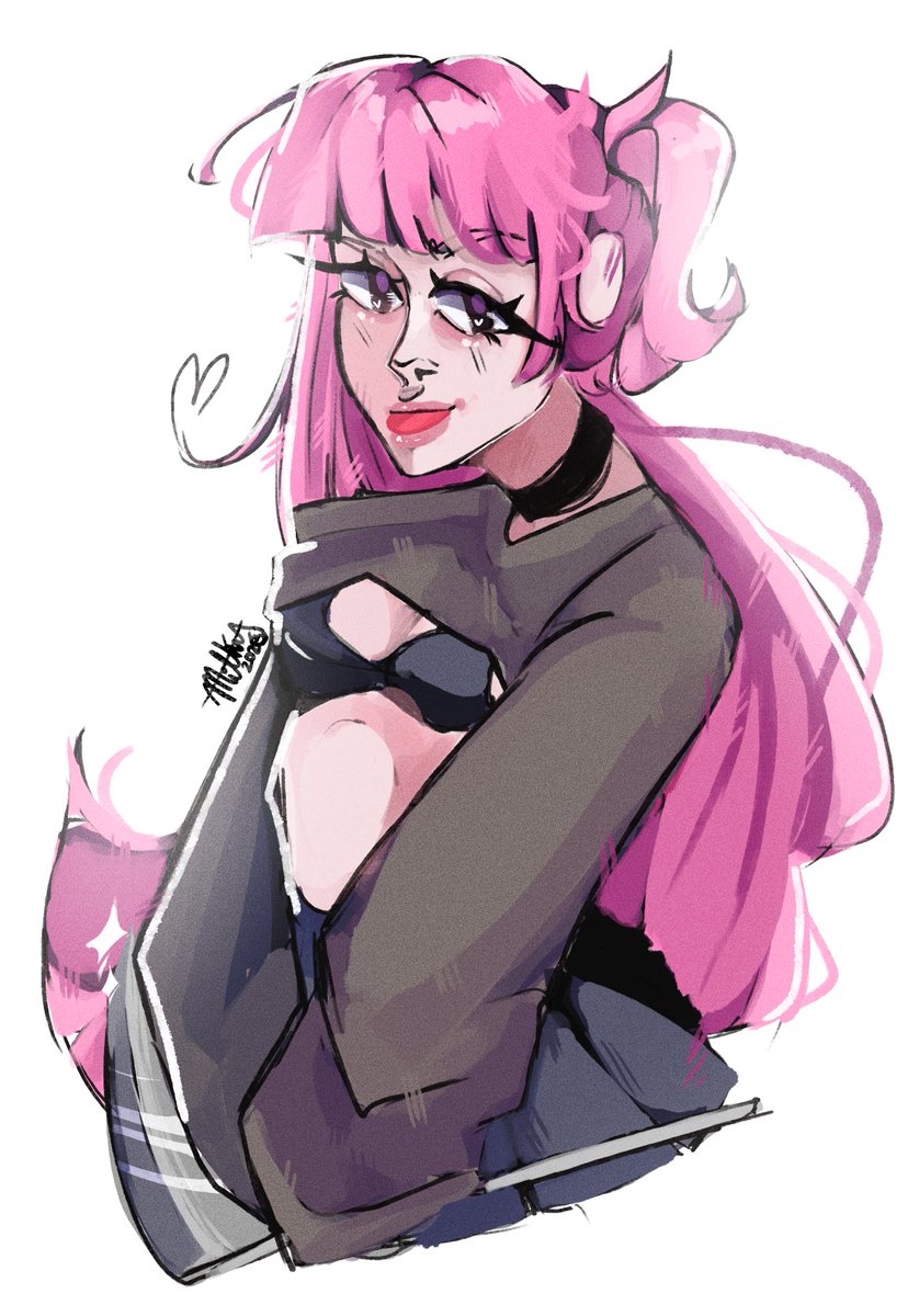 Milk_yxd's tweet photo. new Valerie hair style :3 #artistsontwitter #artmoots #digitalart https://t.co/WdtpxDYQB0