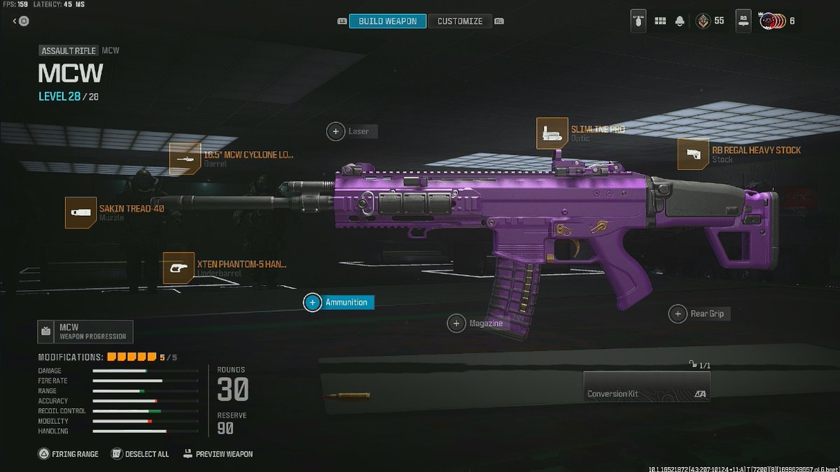 Parasite's tweet image. BEST MCW and STRIKER 9 #MWIII classes for competitive period. No recoil.