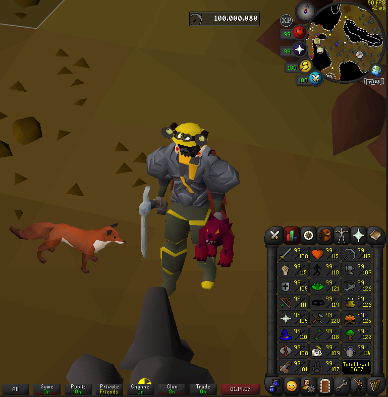 100m ⛏️