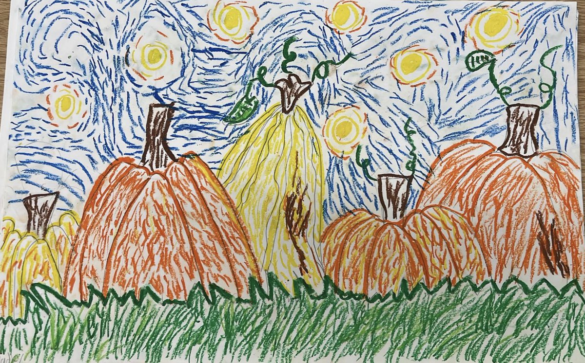 We love Art!! Becoming artists in Grade 3! Van Gogh inspired. 🎨 <a href="/wps_wildcats/">WPS</a> <a href="/GEDSB/">Grand Erie District School Board</a>