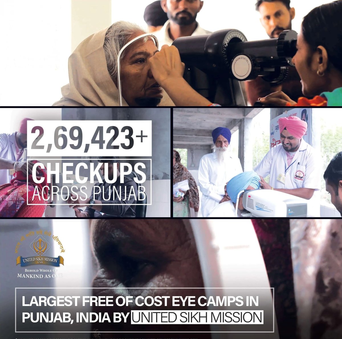 DVNetwork's tweet photo. .@usikhmission needs your support to organize 120 free #eyecamps for the underprivileged in #Punjab between now and Feb 2024. Each camp serves 500-1K patients, performs 250 surgeries, and provides 350 spectacles. Double your donation  this #DasvandhWeek 👉 https://t.co/XCA8ufRgfl https://t.co/wgi0RuQ5DL