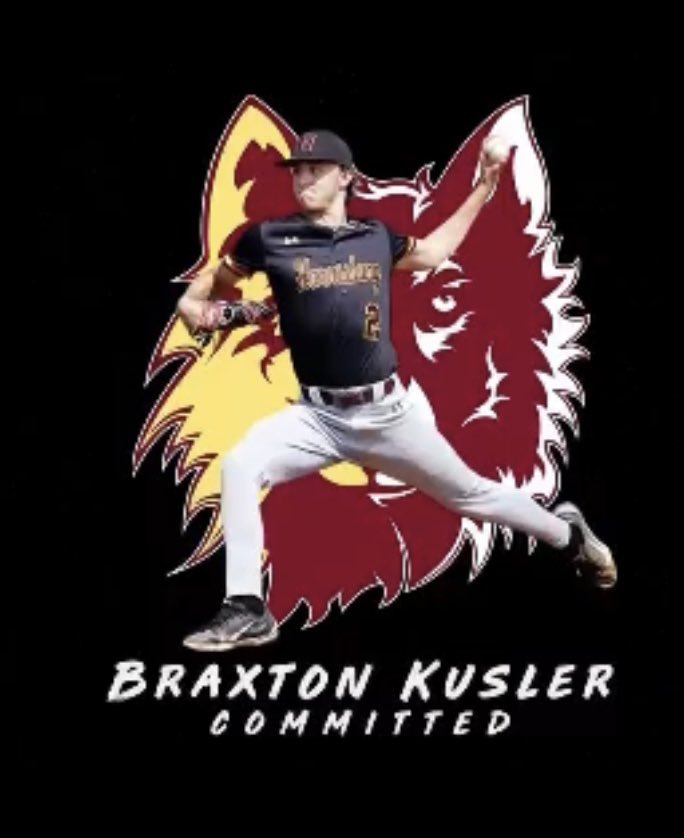 braxtonkusler's tweet photo. I’m blessed to announce my commitment to continue my academic and baseball career at Northern State. Thank you God for this opportunity, and thank you to my family, friends, coaches, and teammates for helping me get to where I am today. Excited to be a part of Wolves Country! https://t.co/S9x6Wko7jJ