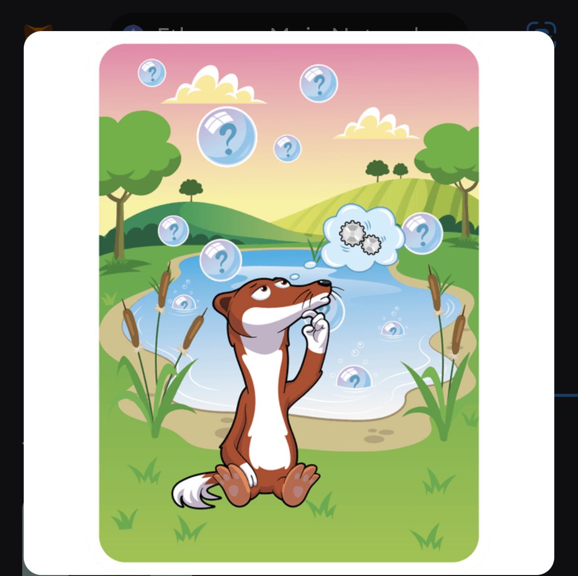 JonAlanPope's tweet photo. @VeeFriendsCards @garyvee Got a Witty Weasel to go with my nft? https://t.co/Zaf95w5QeV