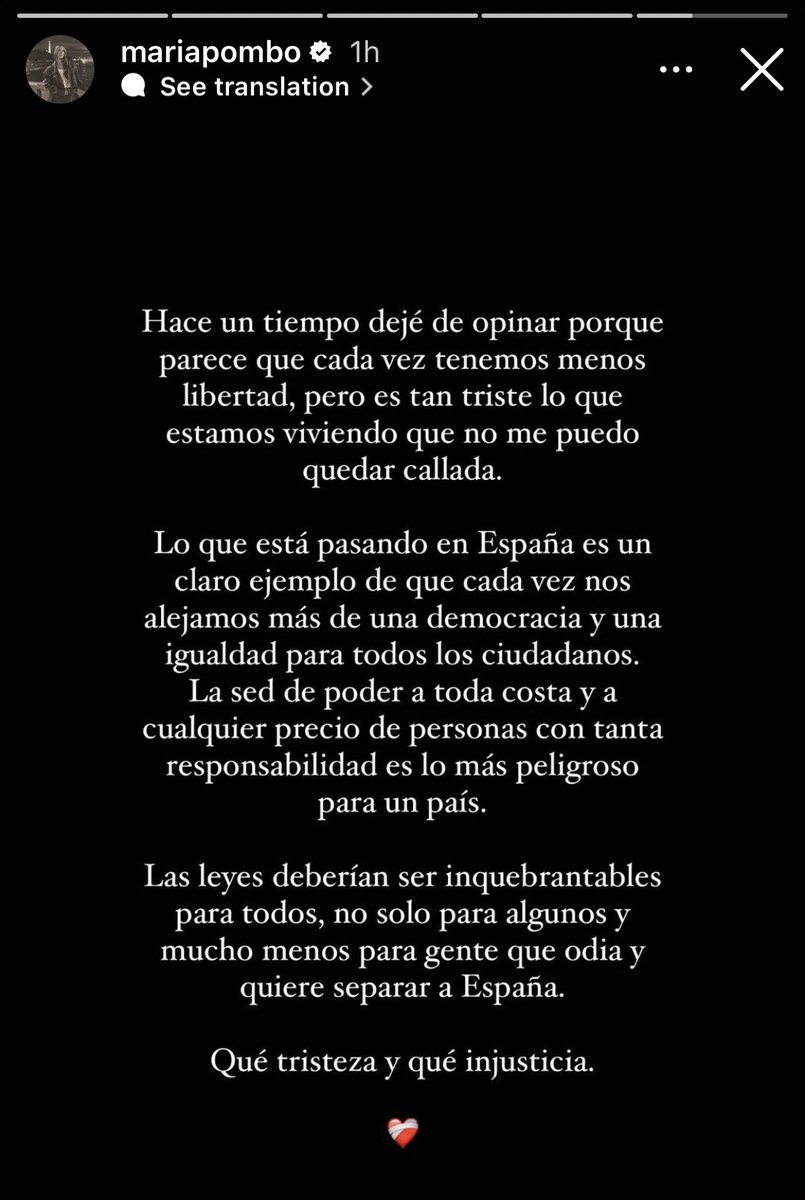 elojoquetodolv's tweet photo. María Pombo mucha unión de España pero no le ha dado mucha vuelta al hecho de que el independentismo sube siempre cuando gobiernan las derechas, y alcanzó su máximo por culpa del Gobierno de Rajoy. Ahora, con el Gobierno de izquierdas ha disminuido hasta el punto en que se ha votado en el Parlamento de Cataluña EN CONTRA de un referéndum unilateral.

Quién rompe España, María?