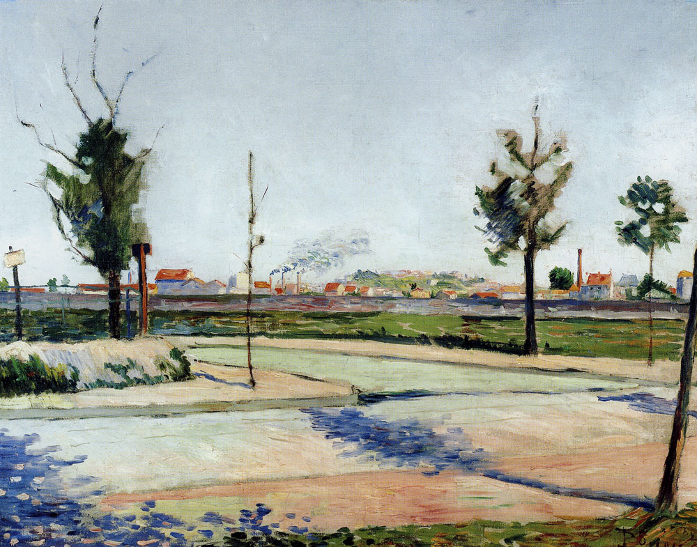 Paul Signac The Road to Gennevilliers 1883 73 x 91 cm Oil on canvas Musée d'Orsay, Paris