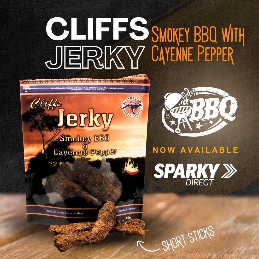 Sparkydirect's tweet image. Cliff&apos;s Jerky👍🏻Smokey BBQ with Cayenne Pepper😅
sparkydirect.com.au/p/cliffs-premi…
🍖The Best Jerky You Have Ever Tasted! 🍗
.
.
.
#SparkyDirect⚡#Jerky👌#BeefJerky😋#JerkyLove🤎#Snacks🍴#Protein🦾