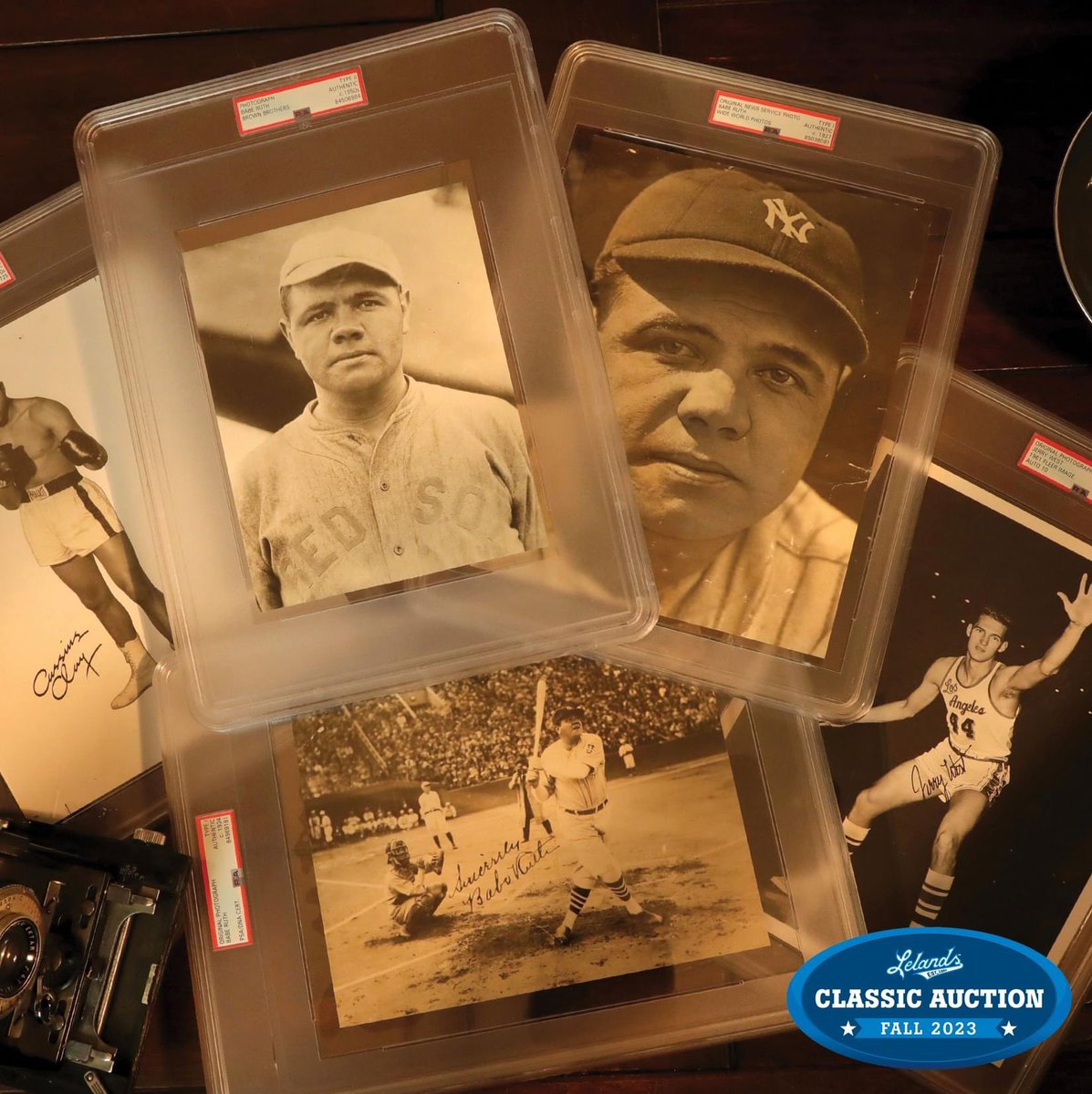Must-See Photography! Explore historic snapshots of Babe Ruth, Jerry West, Cassius Clay, and more up for grabs in the Lelands Fall Classic auction! Bid now and one of these important photos could be yours! lelands.com The Fall Classic Ends Nov 18 at 10 PM ET