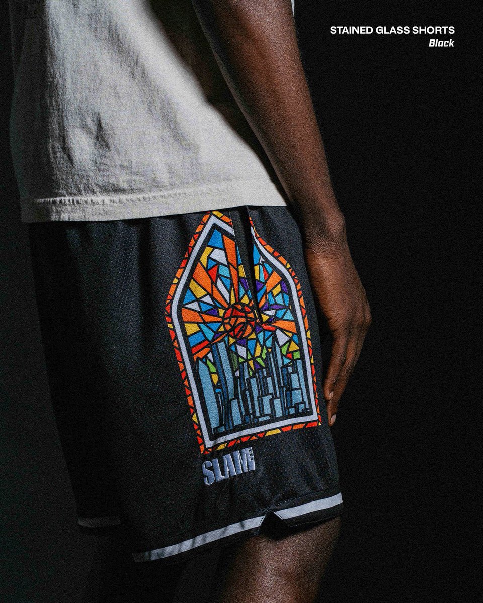 Jordan was like Jesus and we were… Word to J. Cole. The Basketball Bible Collection is available now. SLAM Stained Glass Shorts 👉 slam.ly/stained-glass-… SLAM Stained Glass Hoodie 👉 slam.ly/stained-glass-… SLAM Stained Glass Tee 👉 slam.ly/stained-glass-…