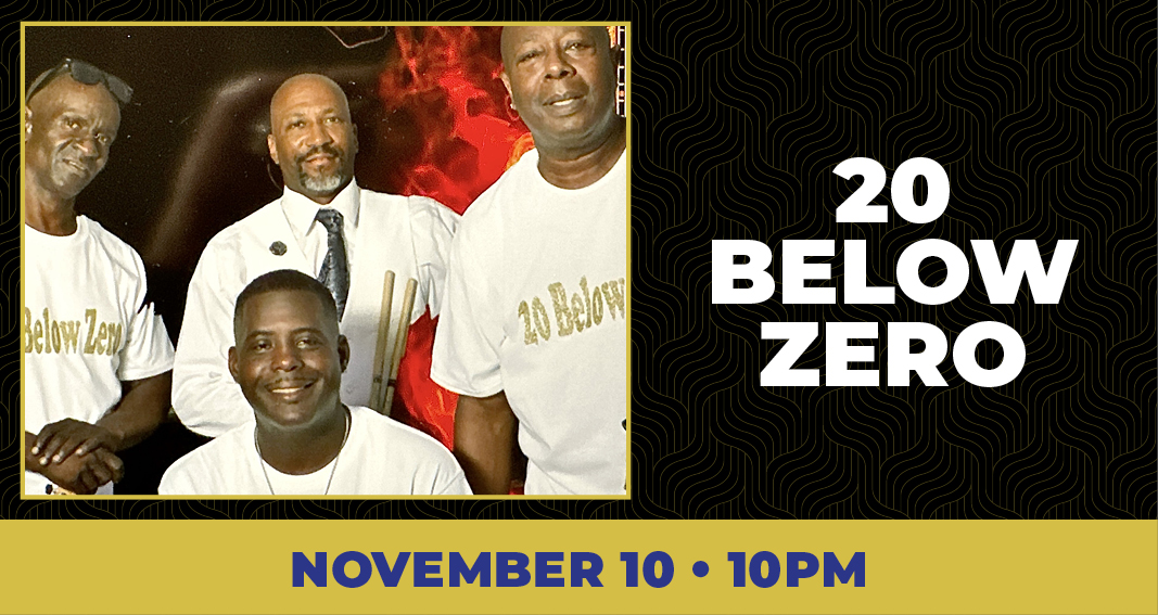 Join us tonight for an incredible night of music as 20 Below Zero takes the stage at 1717! Get ready to dance and groove to their amazing tunes! Doors open at 9pm and the show kicks off at 10pm! #GetFunky #LiveMusic