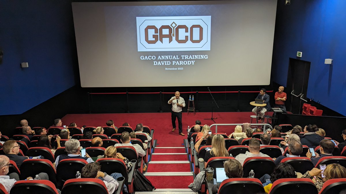 How quickly we forgot the pleasures of having physical meetings and training. Was a pleasure to be back in front of compliance professionals to deliver some annual training. We hadn't done this in four years. Hats off to @GibCompliance and @LeisureCinemas