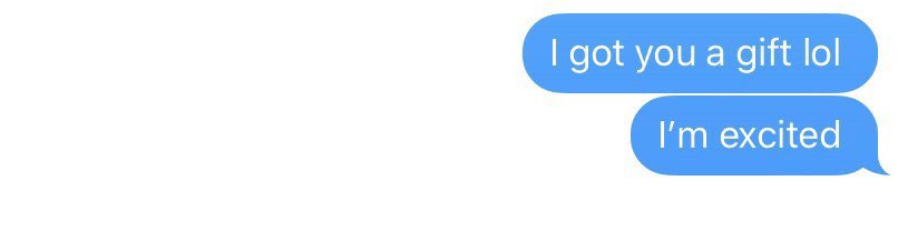 me 5 seconds after buying someone a gift