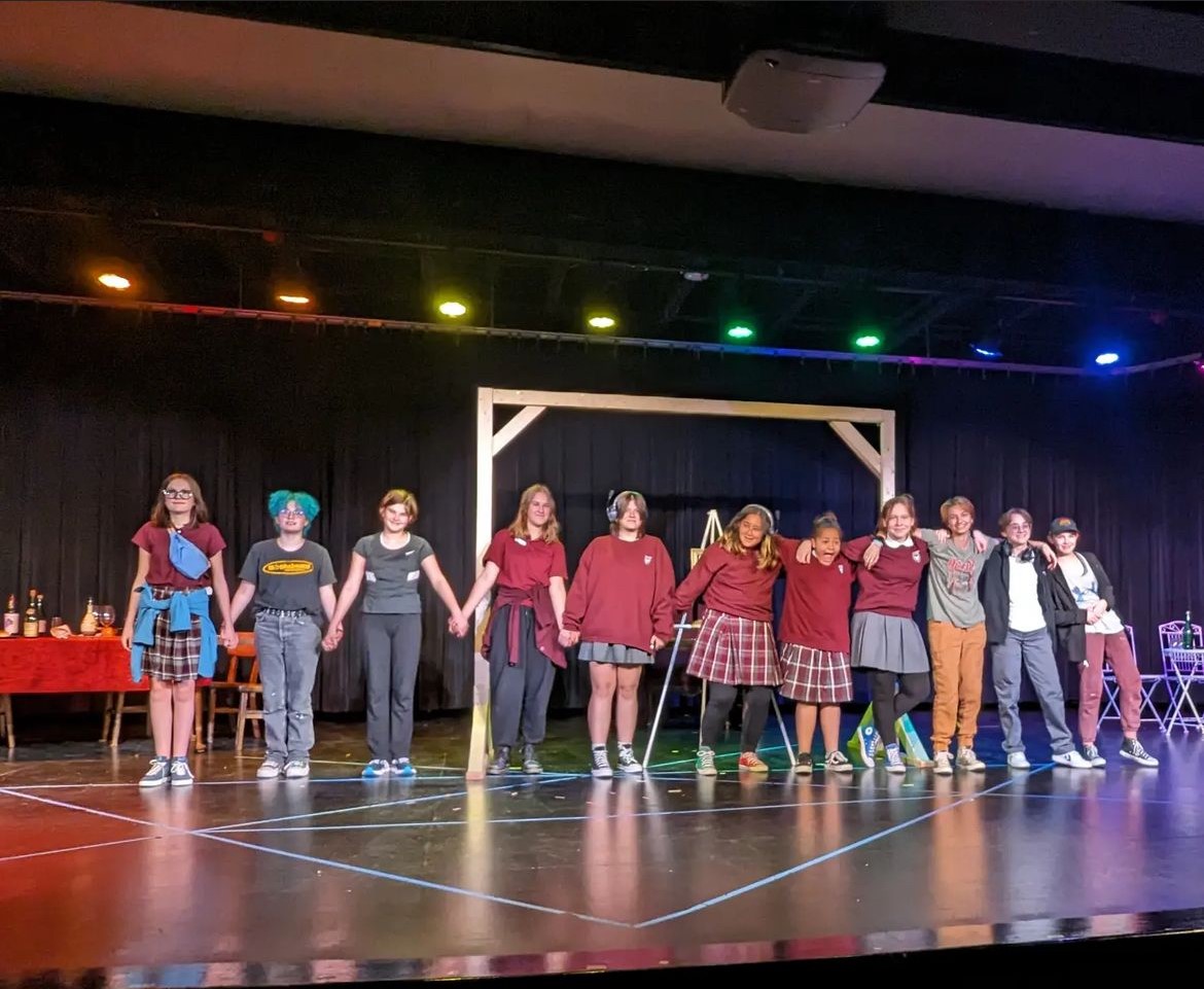 Join us TONIGHT for the opening performance of "The Frugal Repast" by Ron Hirsen, directed by Betsy Bixby. Performance will take place in ERA’s auditorium tonight,   November 10, at 7:00 p.m. and Saturday, November 11, at 2:00 and 7:00 p.m. Pictured here is the incredible crew!