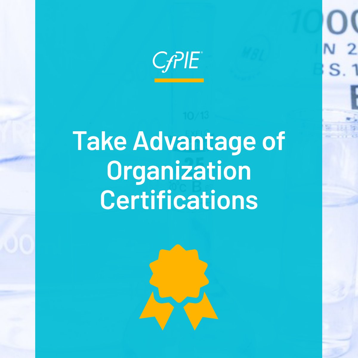 CfPIE's tweet image. If your organization is in the life sciences industry and is missing certification, you’re not taking advantage of the biggest benefit you can get.

Get a competitive edge with CfPIE’s pharmaceutical and medical device training. cc94.co/3IItZJG #certification #lifescience
