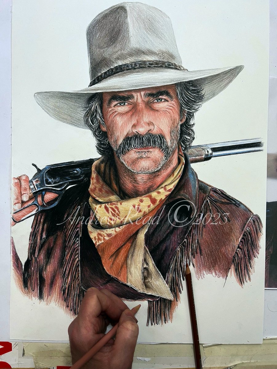 1Aread's tweet photo. Sam Elliott - Coloured pencil drawing.
Choose from a range of fine art prints on my website https://t.co/UybJfjF143 
Order now for Christmas delivery!!

#ChristmasGift #ChristmasGiftIdeas #SamEliott #artprints #art #FanArtFriday https://t.co/DCLRtcUkhB