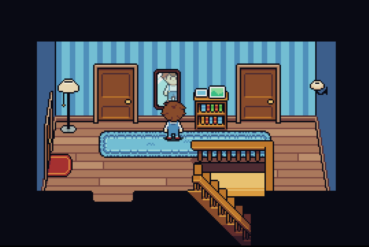DreamedAwayRPG's tweet photo. The 4 rooms I redid this week 😊
I think they work really well together, what do you think?

#pixelartist #indiegame #jrpg #godotengine #indiedev #aseprite https://t.co/9KtKZEGIo5