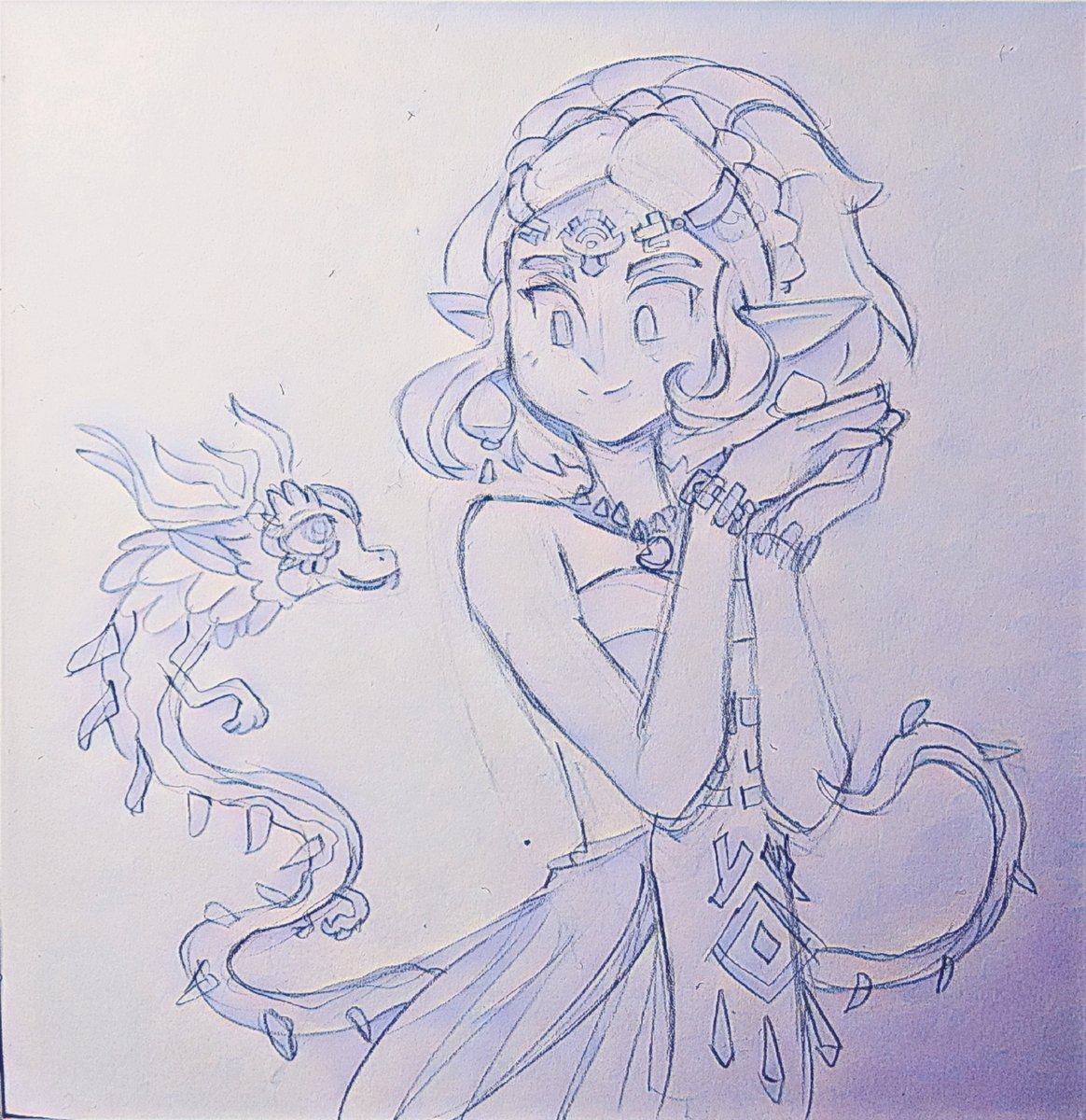 Game_B's tweet image. ✨Zelda and a mysterious little🐉
Dédicace Super Nintenbros vol.3. + une BD + des cartes collector -&amp;gt; LUMARMY.COM !!