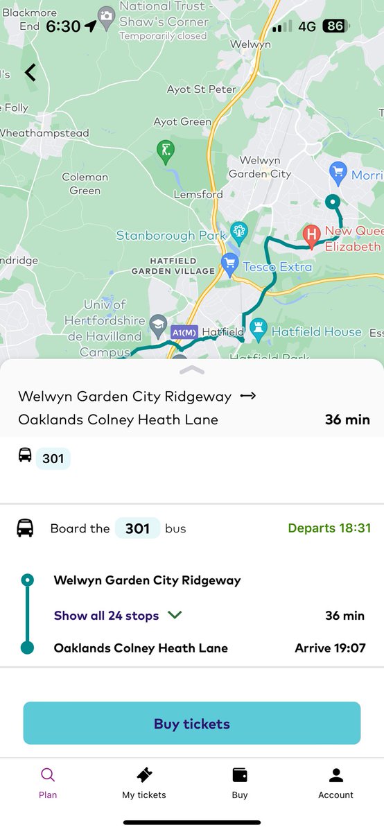 benge's tweet photo. @arrivaessex the 301 from Welwyn Garden city to St Albans didn’t run, wasn’t cancelled just didn’t show. Now the next 301 is cancelled too. Why is this service so constantly awful? I rely on it to get to work as a support worker and I am constantly late. https://t.co/V1nO05VHVw