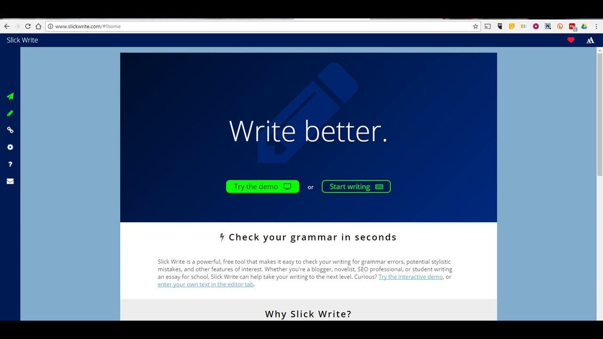 Thewebsitehome's tweet image. 7/ Optimize sentence structure with Slick Write! 📏 Slick Write uses AI to analyze sentence structure, helping you create clear and concise writing by offering suggestions for improvement. #SlickWrite #SentenceOptimization
