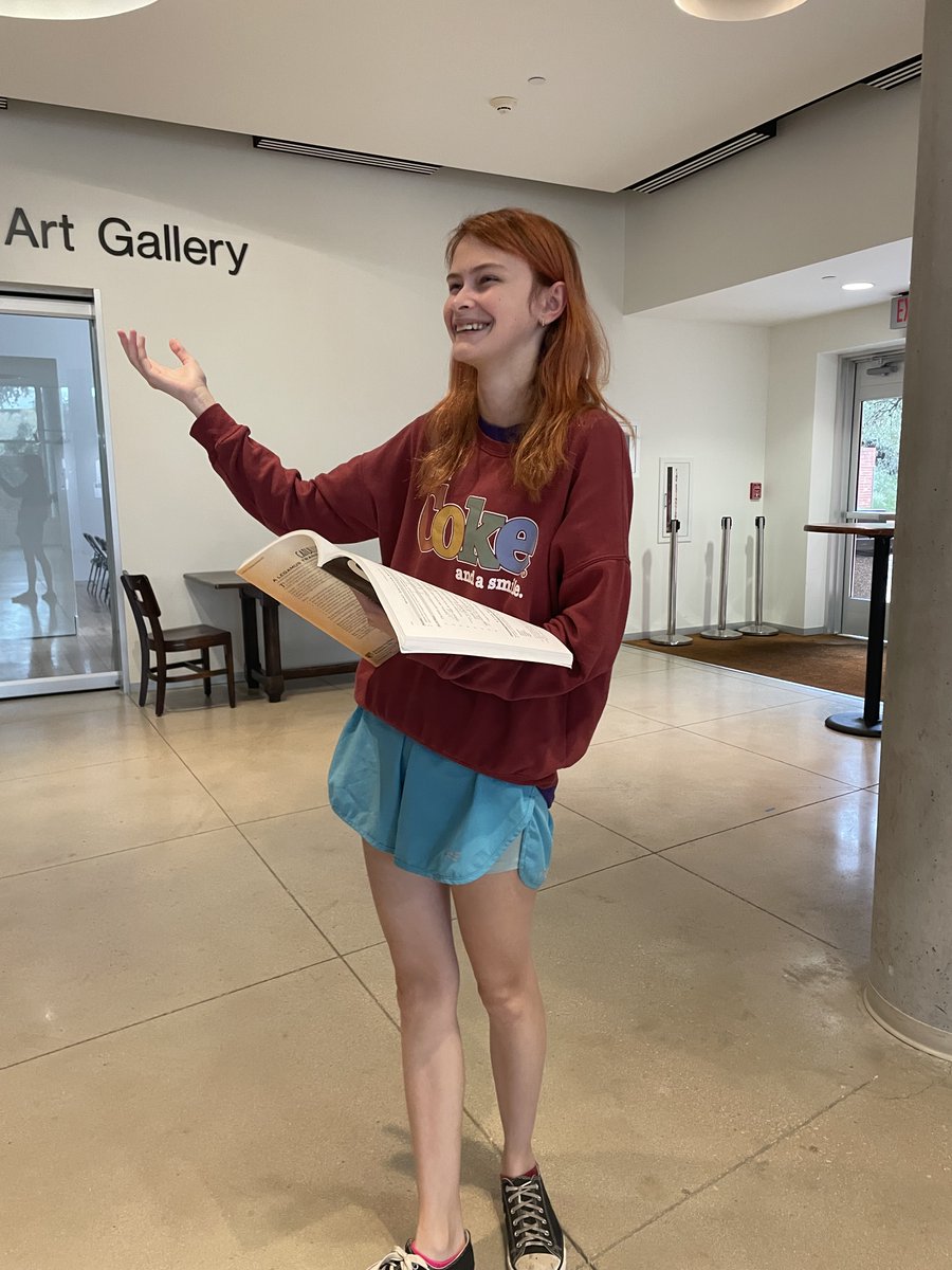 Here is one of our Latin students who recited Catullus 72 in Latin at the Trinity Autumn Festival of the Arts Poetry marathon. Wonderfully done!