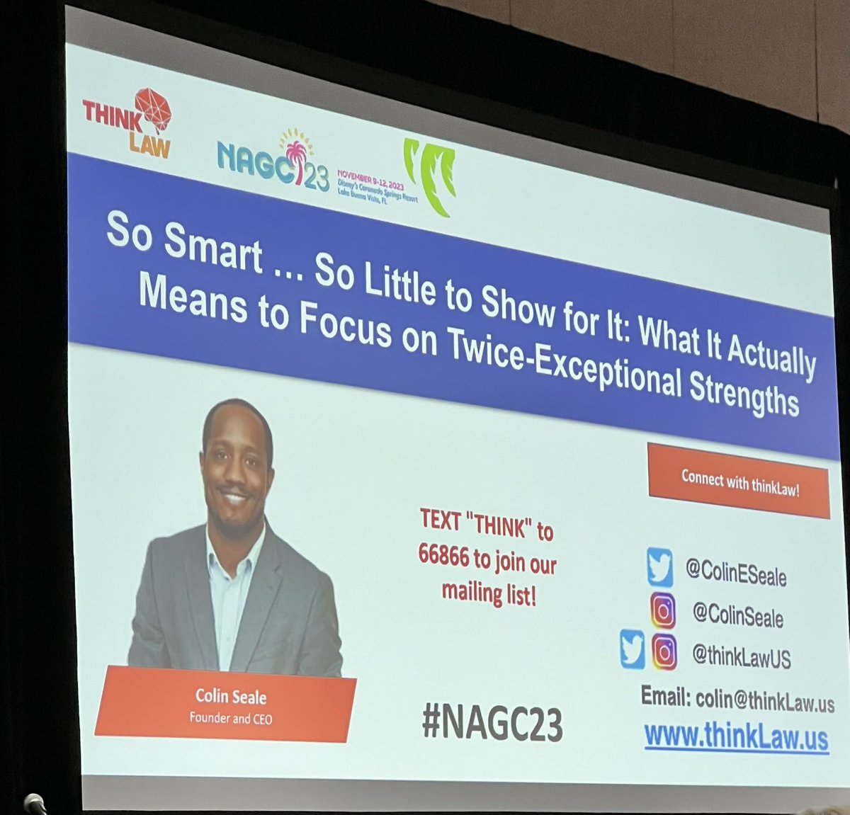 ASMITHP4S's tweet photo. Instead of thinking about potential, how about thinking, “How do we set the stage for excellence?? And then move out of the way” @ColinESeale @thinkLawUS #PUSHFORSUCCESS #NAGC23 @NAGCGIFTED 🫶#💗#HEARTWORK https://t.co/LXKr5Yg6Cm