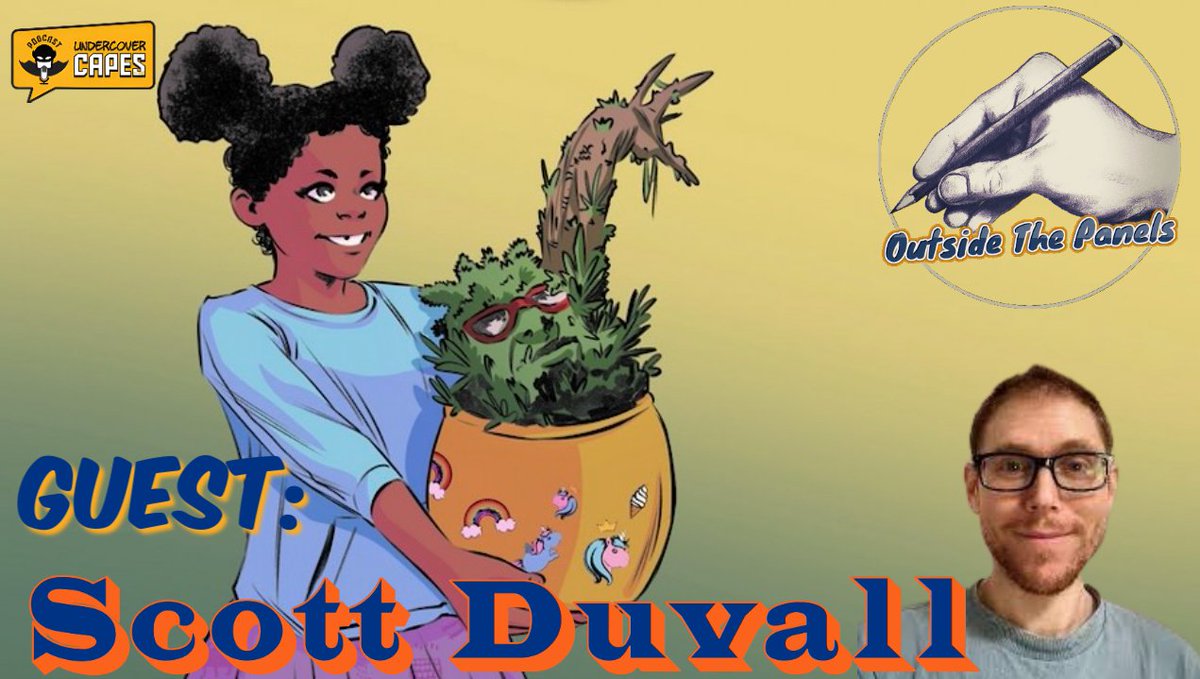 Hang out at 2PM EST, with @JohnnyHughes70 for a NEW #OutsideThePanels as he chats with creator, #ScottDuvall (@scott_duvall) about his new project, #GoingGreen & more... #comics #comicbooks #podcast #vidcast ---> youtu.be/_3gFqaL33Vg