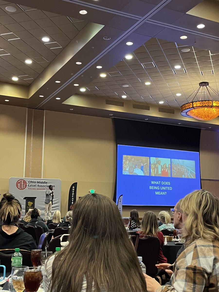 thealisonbrown's tweet photo. “love is stronger than hate.”
an amazing message from keynote speaker @csingleton__2 at #OMLA2023 

an inspiring way to end an incredible conference. #OMLA23 https://t.co/Dim8ZVe8Jp