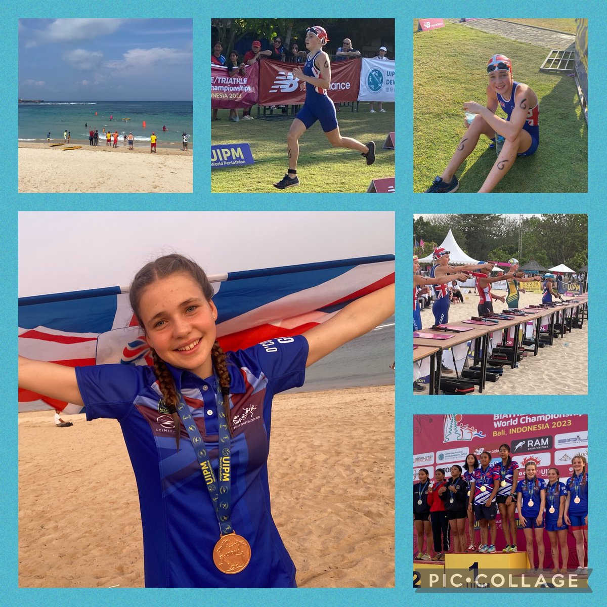 Biathle/Triathle World Championships in Bali saw tough conditions (Heat, humidity, sand running &amp; strong tidal sea swims) and even tougher competition. Rising to the challenge, Evie was rewarded with two top 5 finishes &amp; team🥉 👏🏻 🇬🇧 <a href="/bscspe/">BSCS PE</a> <a href="/bradleystokecs/">Bradley Stoke CS</a>