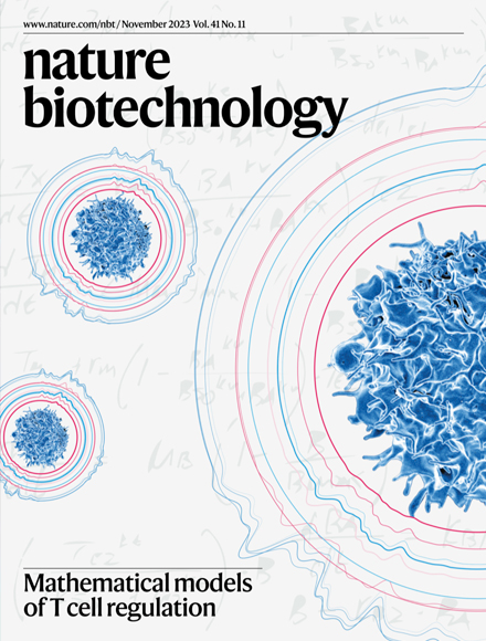 The November issue is live nature.com/nbt/volumes/41… 

On the cover, Kirouac et al. encode knowledge about T cell biology through mathematics and use computer simulations to explore the mechanisms underlying clinical observations and biomolecular data go.nature.com/3kEGRqC