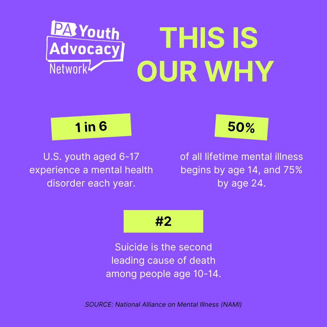 Youth mental health is in crisis. We need change now. This is our why. #ExcusedMentalHealthDays #MentalHealthisHealth