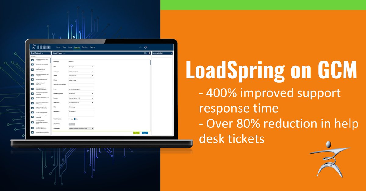 LoadSpring's tweet image. With the #LoadSpringCloudPlatform on Google Cloud Marketplace, you&apos;ll have world-class technical support that delivers 400% improved support response time and an over 80% reduction in help desk tickets. Learn more today: hubs.ly/Q0283WmZ0