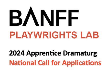 The Banff Playwrights Lab is seeking an early career dramaturg who wishes to advance their knowledge of and experience in theatrical dramaturgy and new play development. Applications from artists across Canada are welcome.

Details: 
theatrealberta.com/2023/11/06/cal…