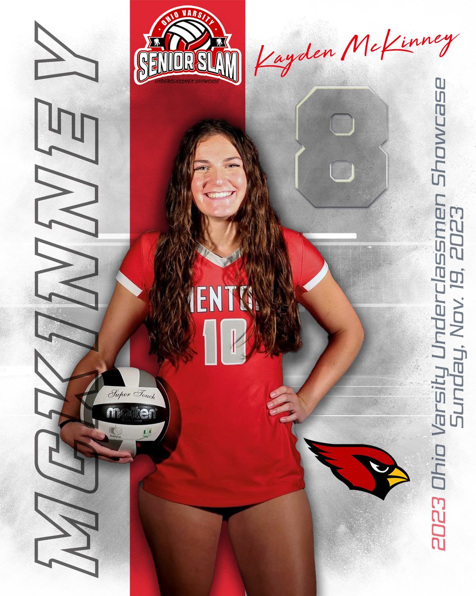 Mentor's <a href="/kaydenmckinney_/">Kayden McKinney</a> will play in the 2023 Ohio Varsity Underclassmen Showcase at North High School on Nov. 19. 

#OVSlam

<a href="/mentorvb/">Mentor Volleyball</a>